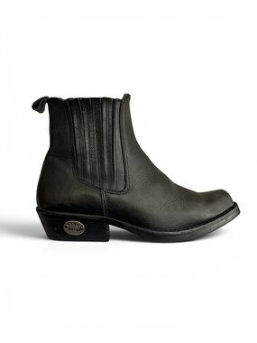 Kentucky Western Leather Western Moto Ankle Heel Boots Size EU 38 | 7.5 US
